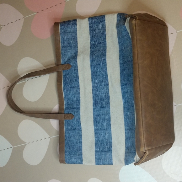 Merona canvas tote/bag. Size 20x14" - Picture 2 of 6